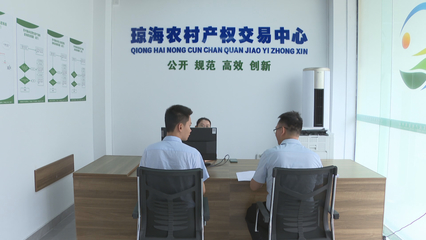 瓊海市農村產權交易服務中心揭牌成立，控股公司助力鄉村振興